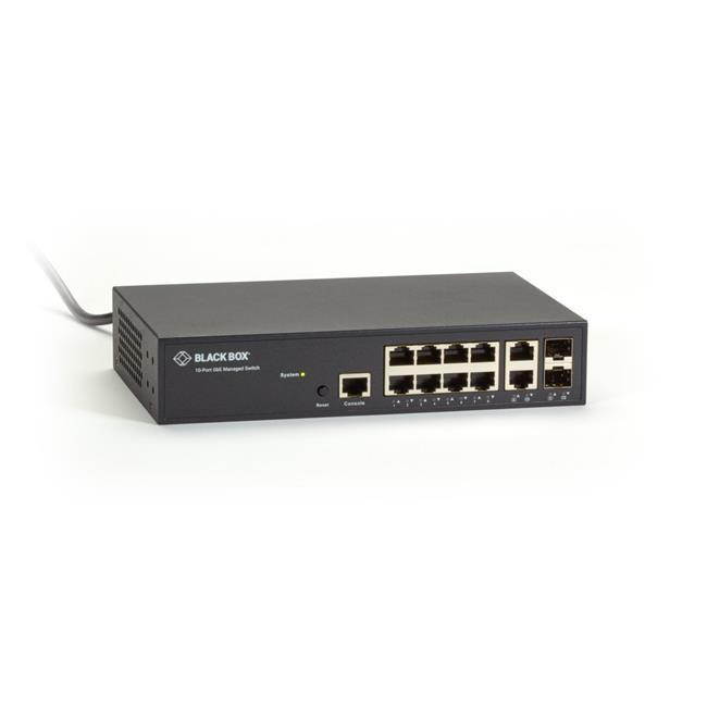 Black Box LGB1110A L2+ Switch Delivers Management Simplicity, Lower Cost Of Ownership, Plus Fiber U