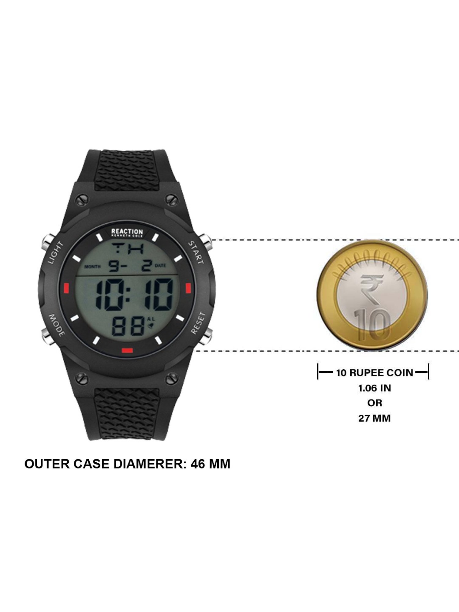 Reaction Kenneth Cole KRWGP2194302 Walt Chronograph Watch for Men