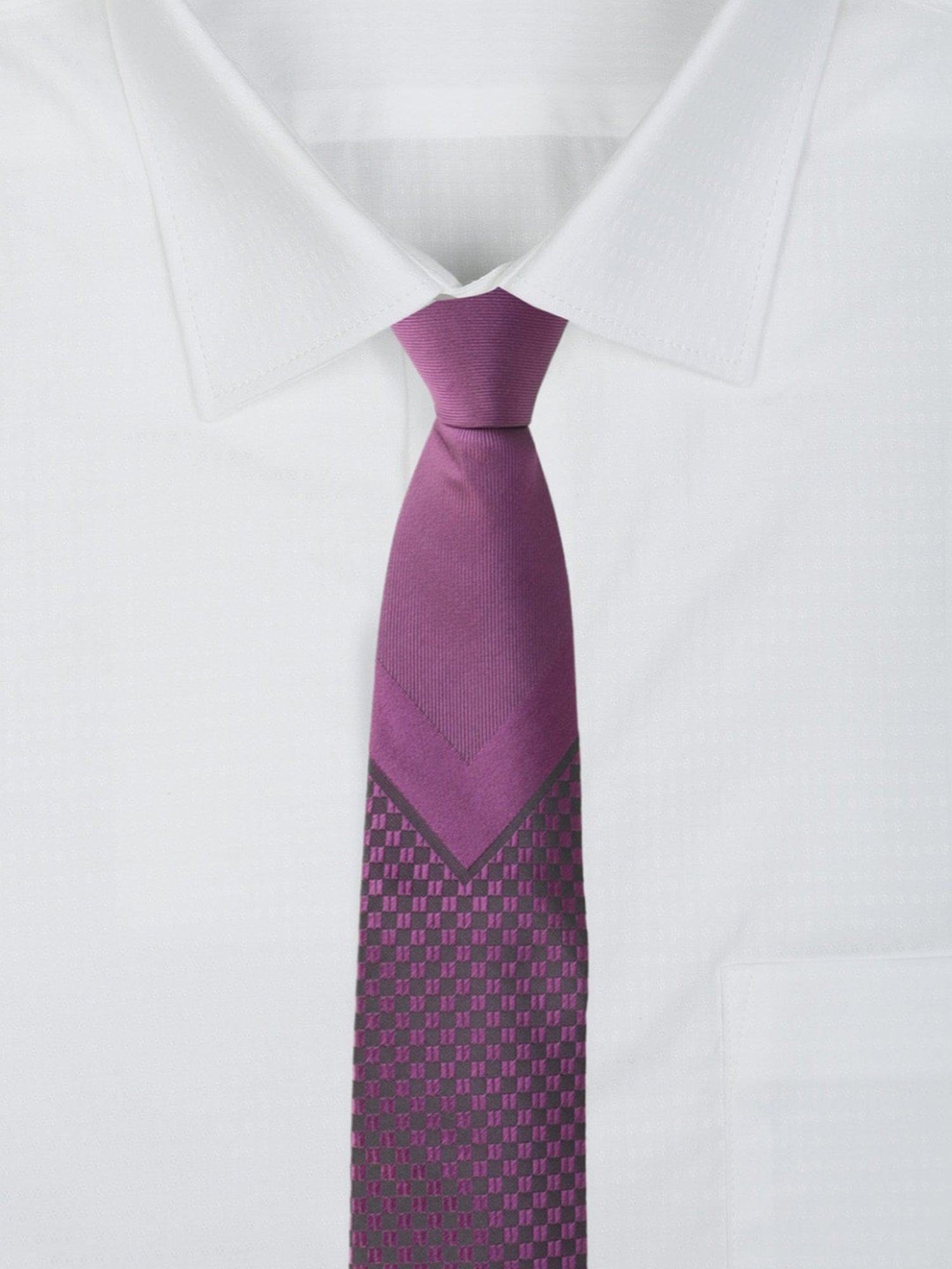 Van Heusen Purple Printed Tie