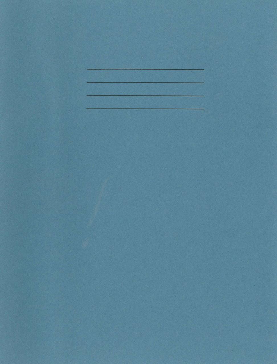 Rhino Exercise Book, 8 x 6.5 Inches, 80 page, 7mm squares, Blue Cover (Pack of 10)