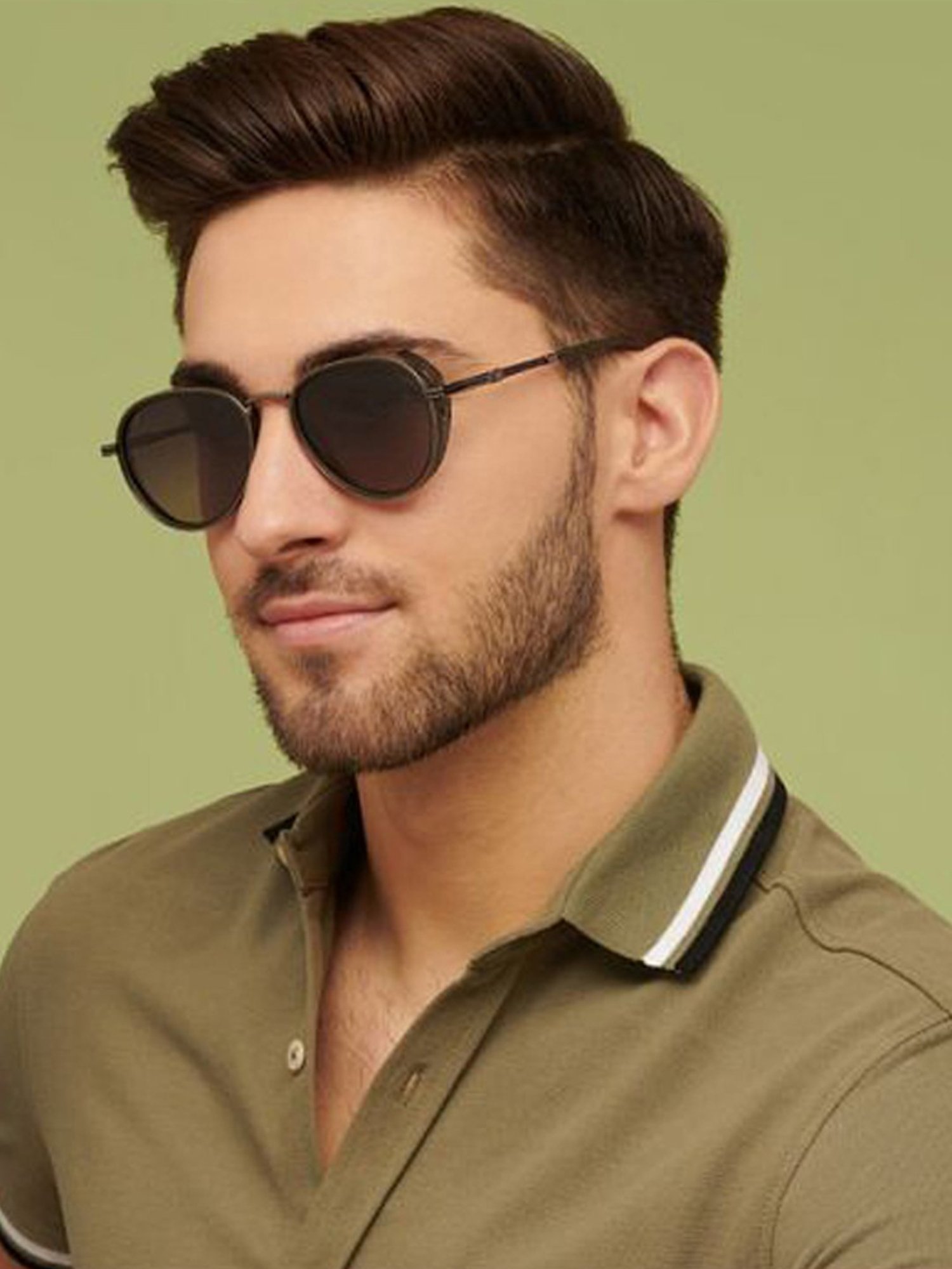 Vincent Chase by Lenskart VC S13835 Green Polarized Aviator