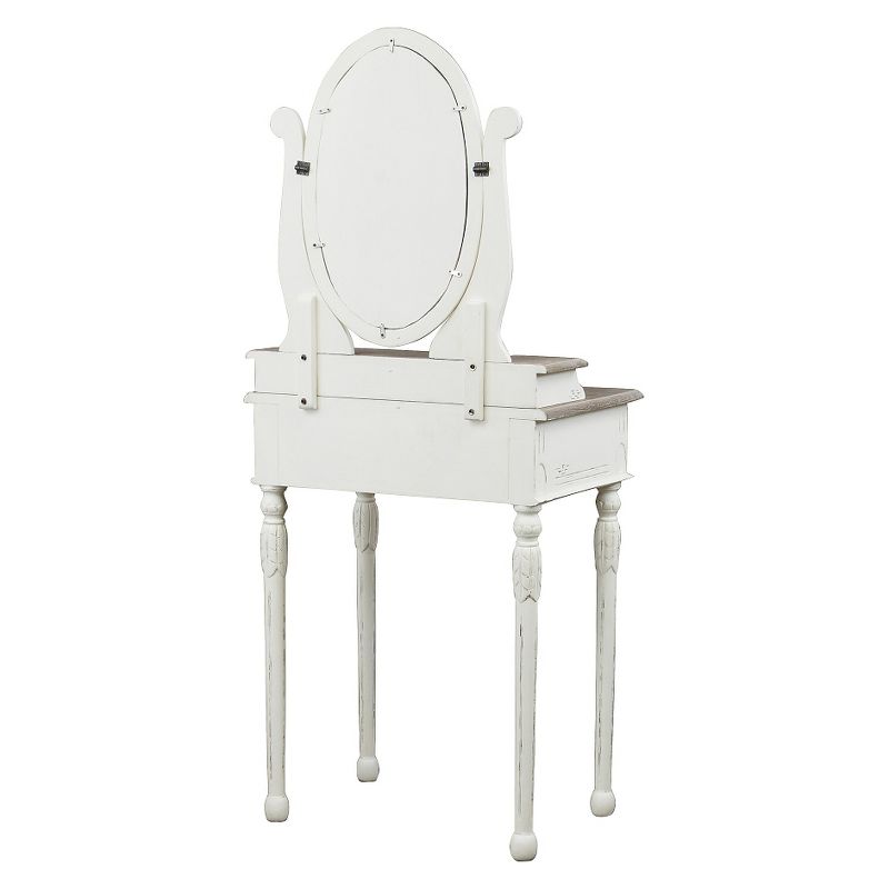 Salisbury Vanity w/Mirror White - Chique