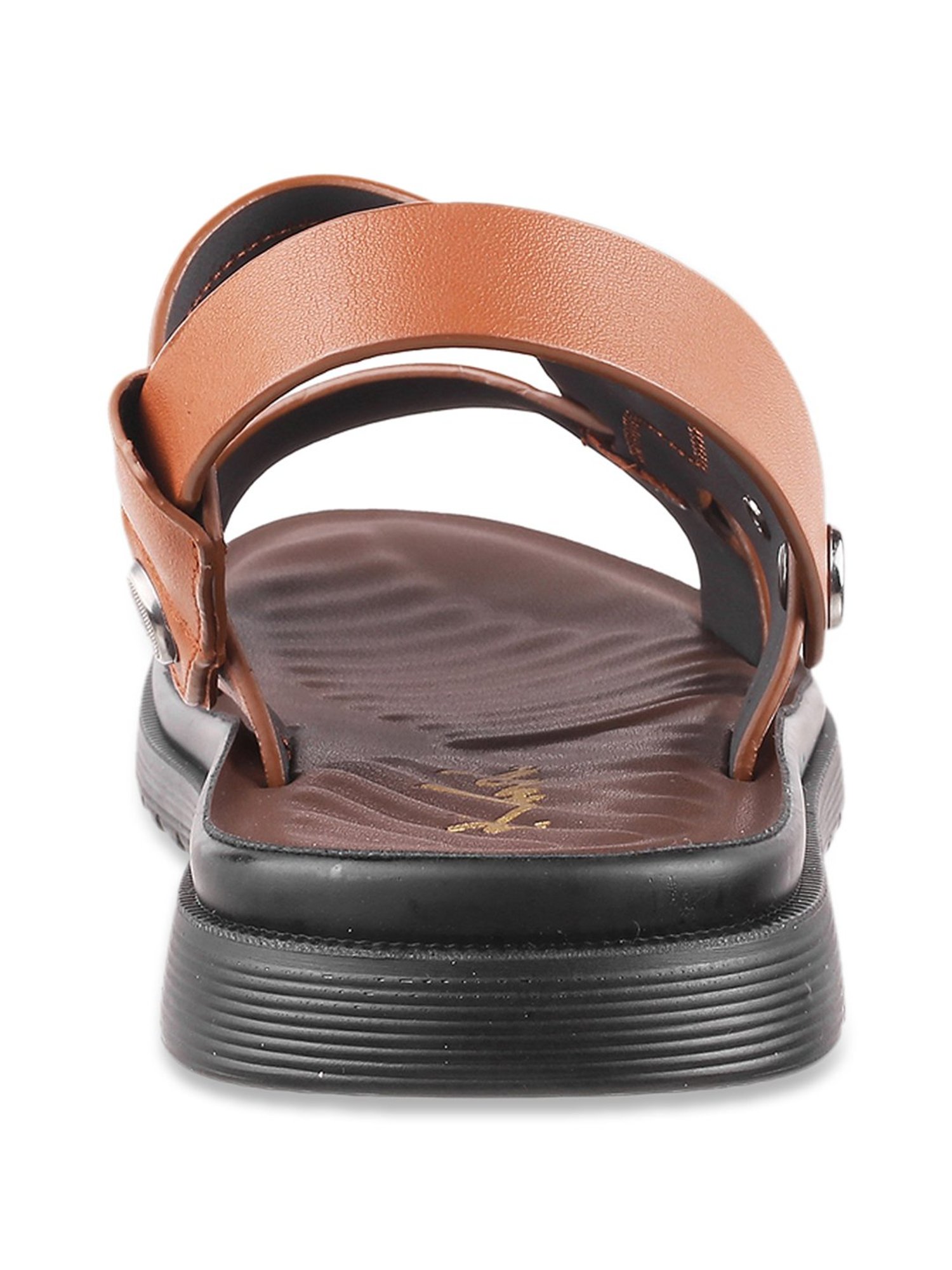 Da Vinchi by Metro Men's Tan Back Strap Sandals