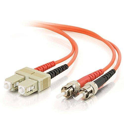 C2G/Cables to Go 37416 SC/ST Duplex 50/125 Multimode Fiber Patch Cable (2 Meter, Orange)