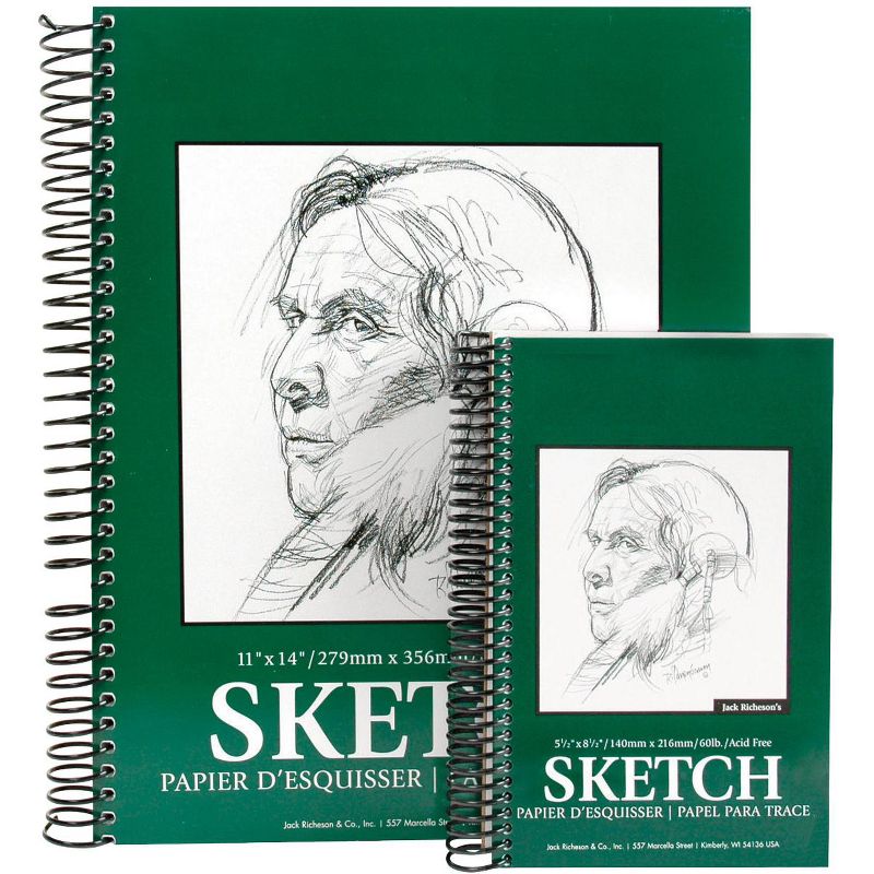 Jack Richeson Sulphite Sketch Pad, 9 x 12 Inches, 60 lb, 100 Sheets