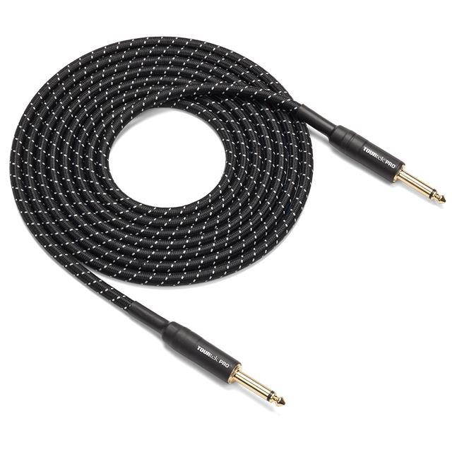 Samson Tourtek Pro 25' Woven Fabric Instrument Cable,Straight-Straight Connector