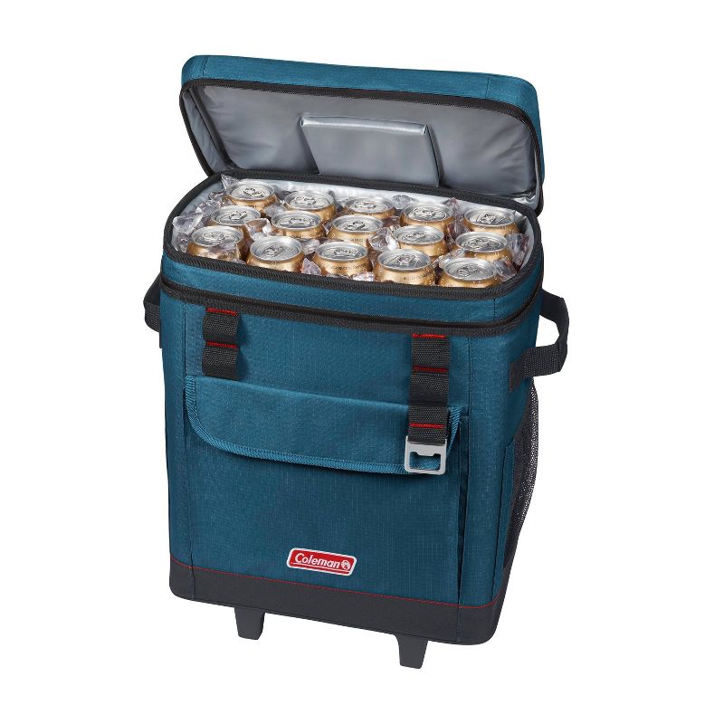 Coleman 32qt Soft Cooler with Wheels - Space Blue