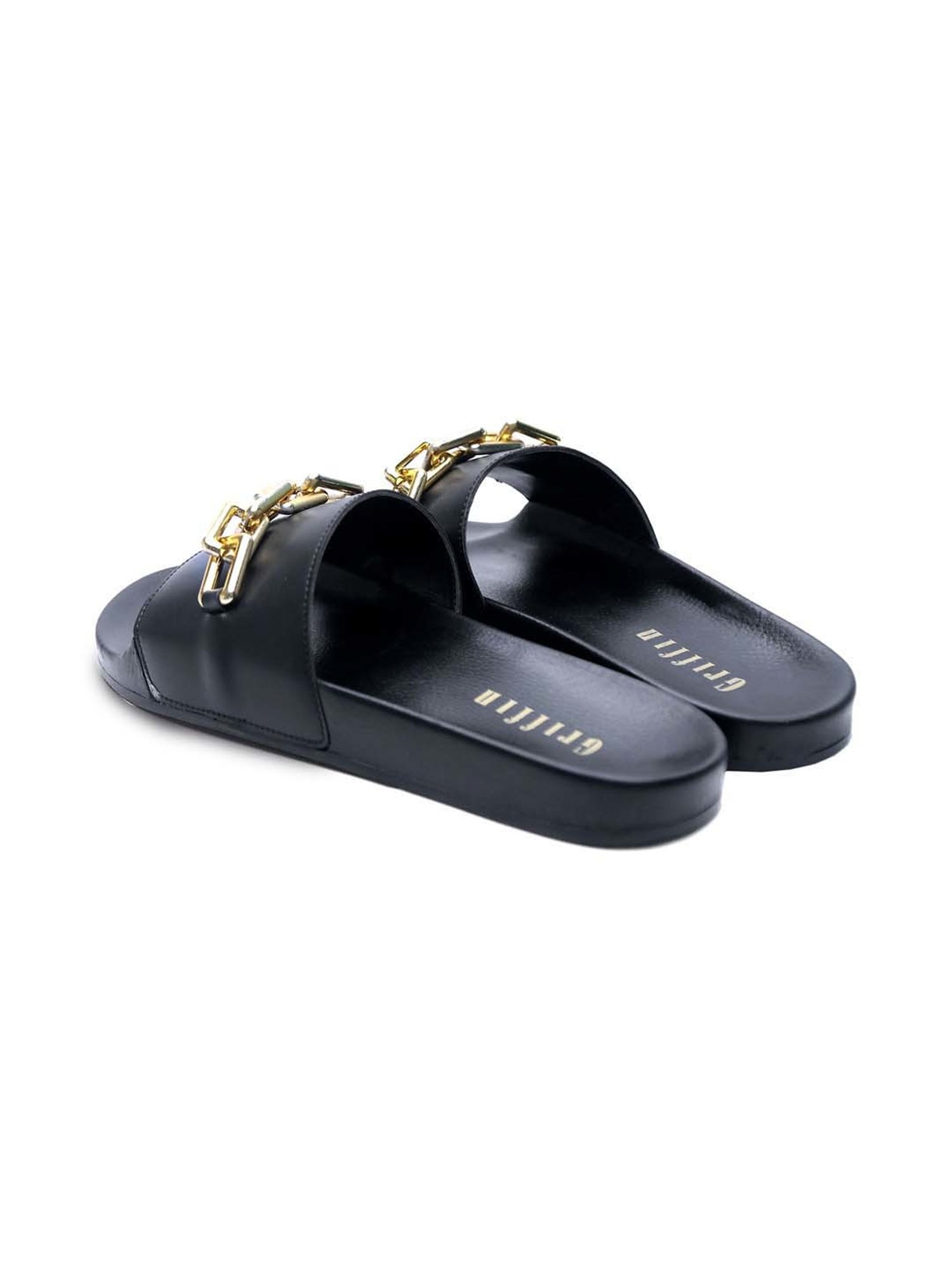 Griffin Men's Black Slides
