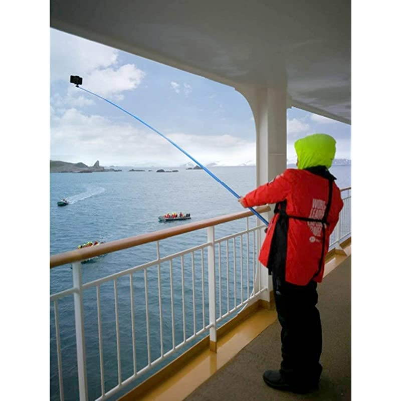 Long Selfie Stick, 118In Extendable Selfie Stick with Bluetooth Tripod Wireless Remote Shutter Holder for iPhone Android Samsung Cell Phone (6 sections size)