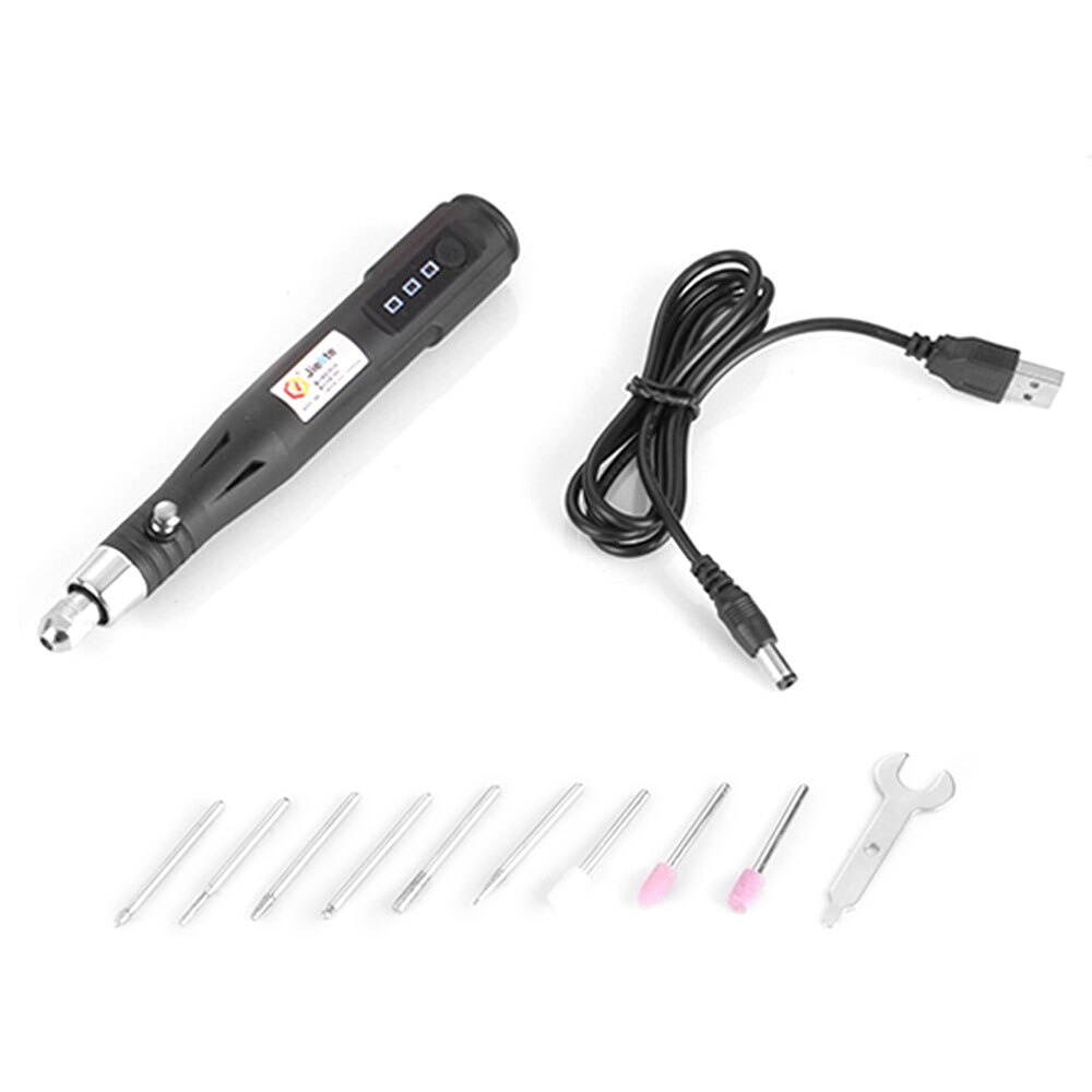 Power Supplys 5V Small Size Handheld Speed Adjustable Electric Grinding Polishing Tool DIY Utility Tools