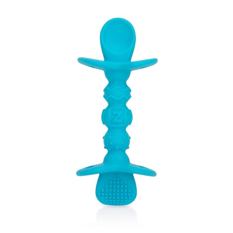 Nuby 2pk Dipeez Spoon - Blue/Aqua