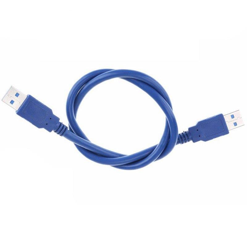 High Speed Blue USB 3.0 A type Male to Male USB Extension Cable AM TO AM  4.8Gbps Support USB 2.0 0.3M 0.6M 1M 1.5M-5M