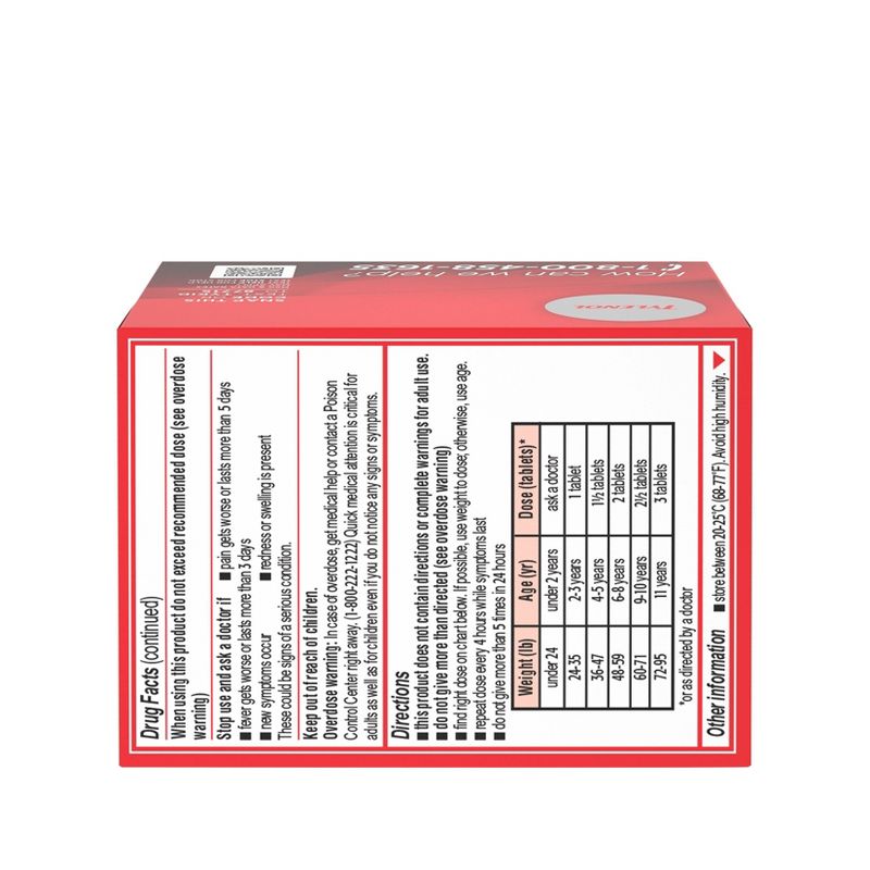 Children's Tylenol Pain + Fever Relief Chewables - Acetaminophen - Grape - 24ct