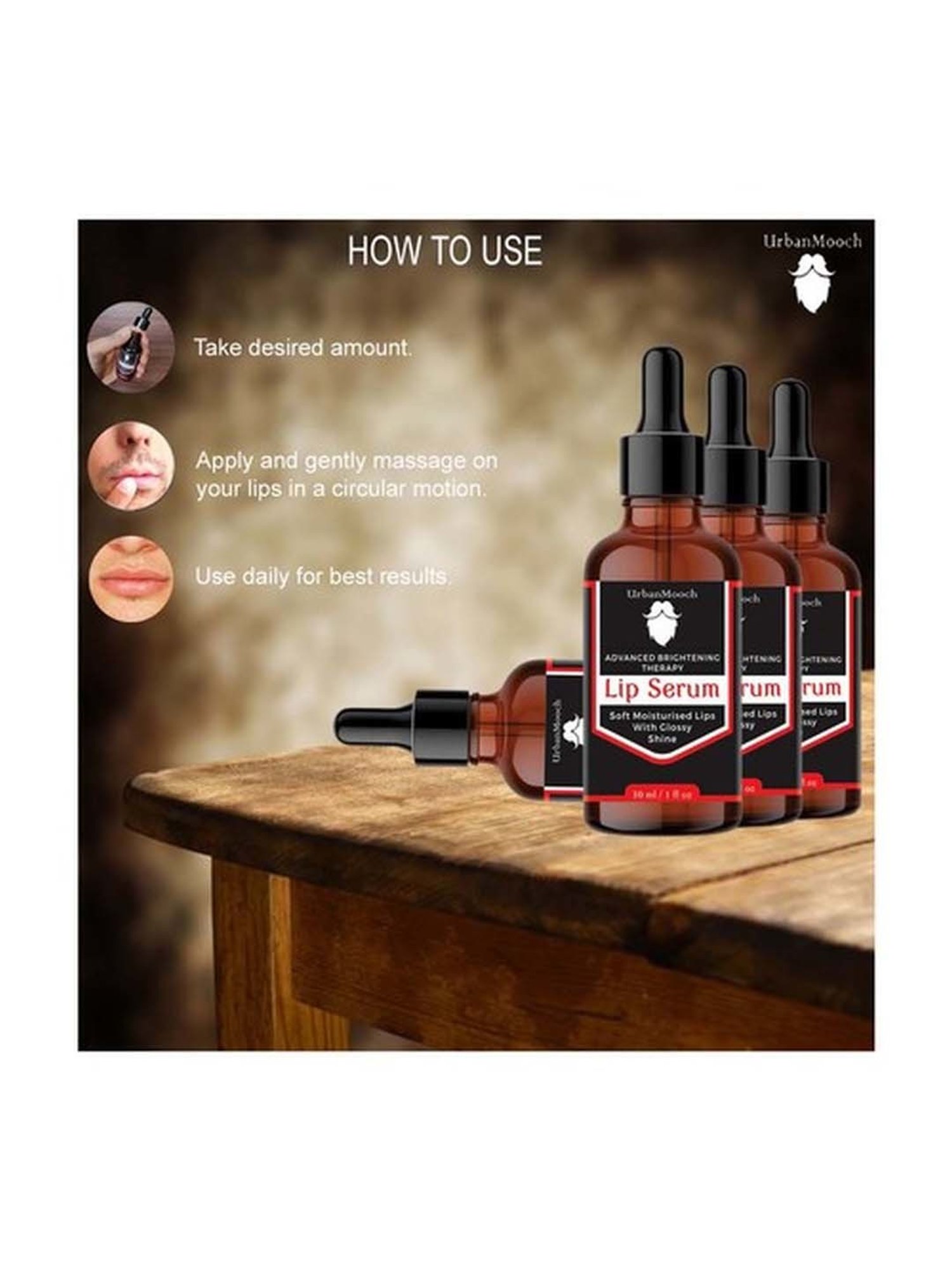 UrbanMooch Advance Brightning Lip Serum - 30 ml