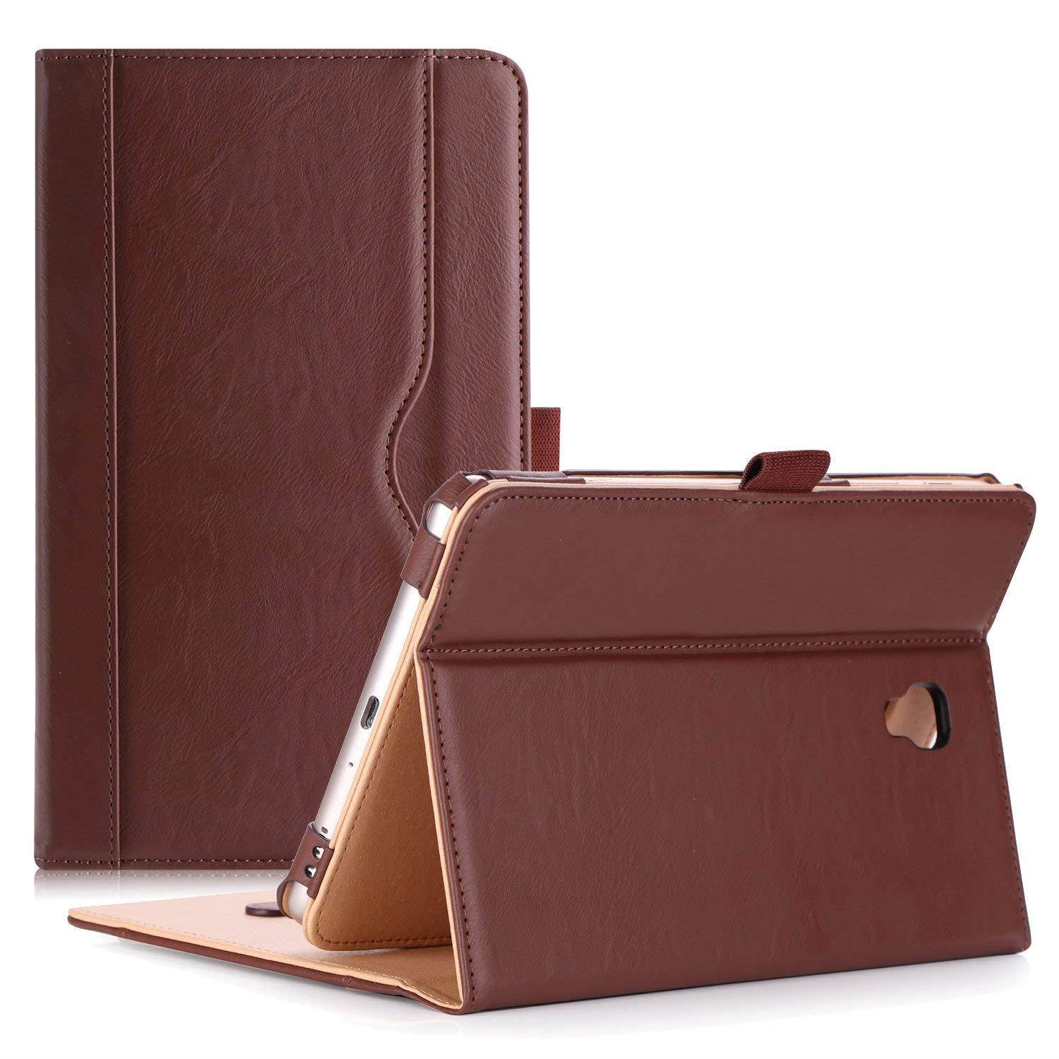 ProCase Galaxy Tab A 8.0 Case 2017 Model T380 T385 - Stand Folio Case Cover for 8.0 inch Samsung Galaxy Tab A Tablet 2017 T380 T385 -Brown