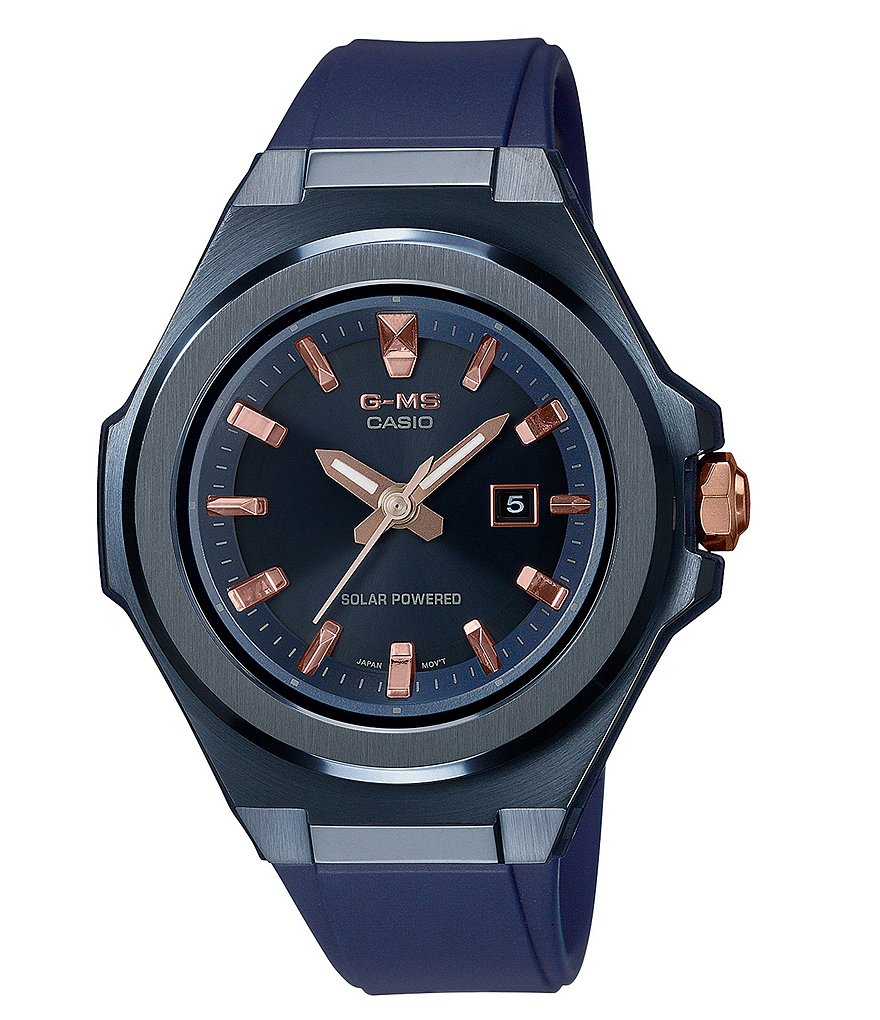 G-Shock Women's Navy Stainless Steel and Resin Watch