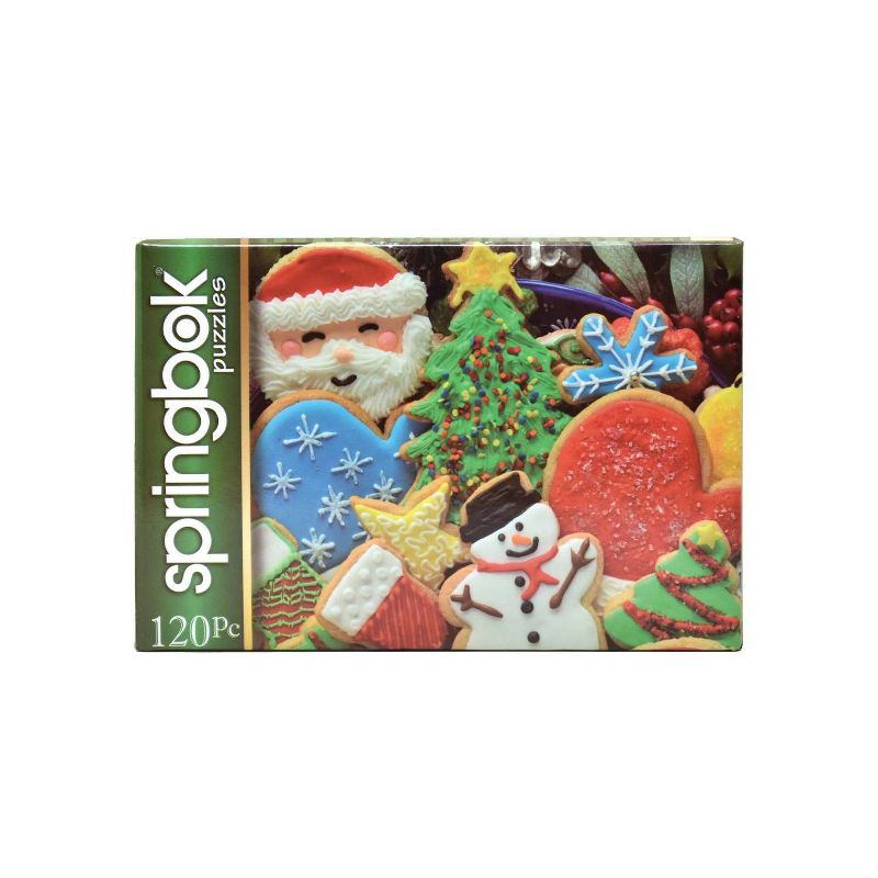 Springbok Cookies & Christmas Mini Jigsaw Puzzle - 120pc