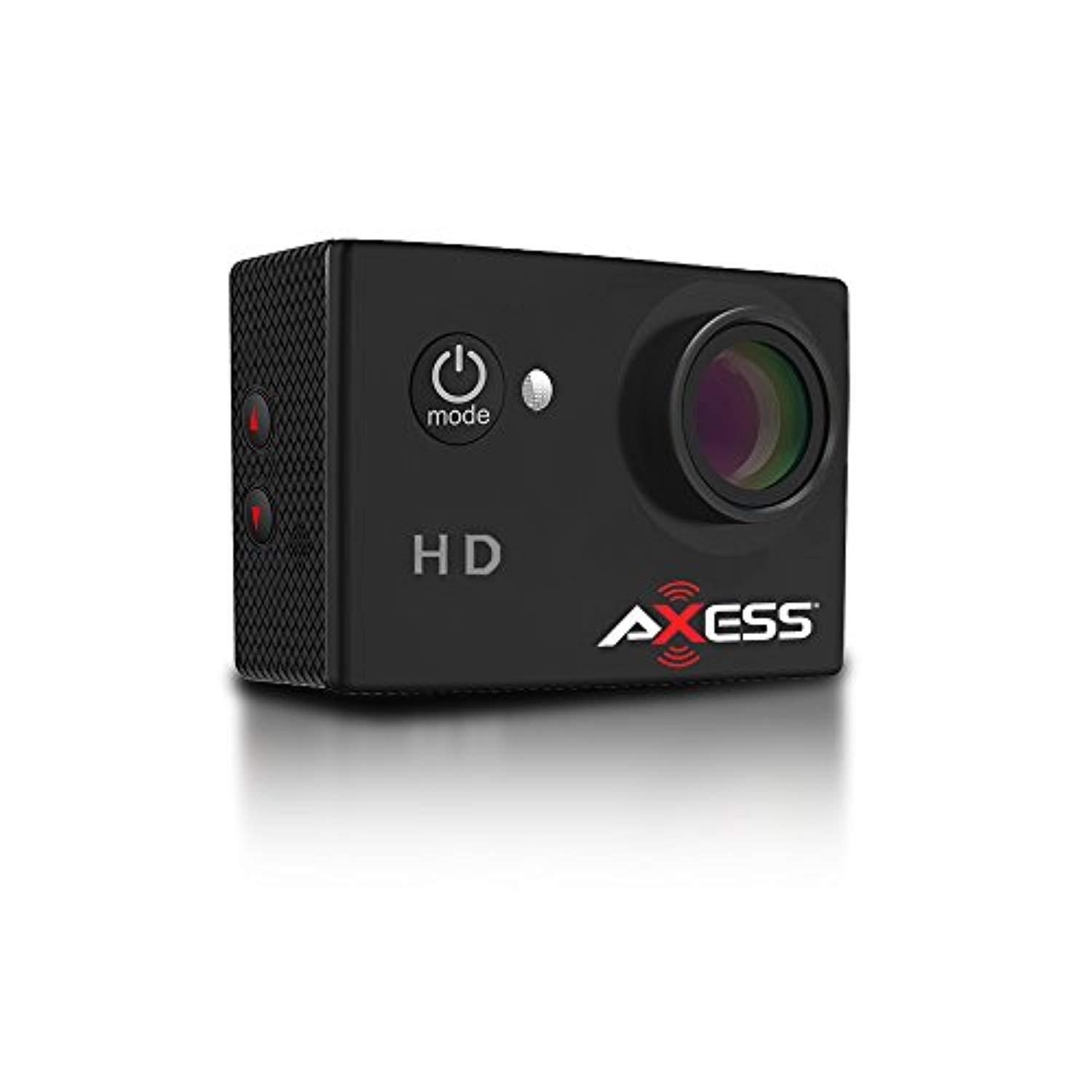 AXESS 720p HD Action Camera with Waterproof Housing (Black) CS3603-BK