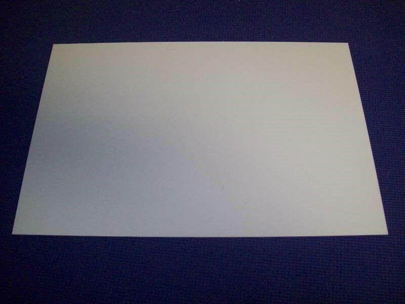 NEW - Pickguard Blank, 3-Ply, .090" - WHITE