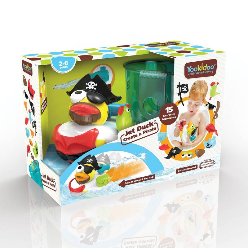 Yookidoo Jet Duck - Create a Pirate Bath Toy