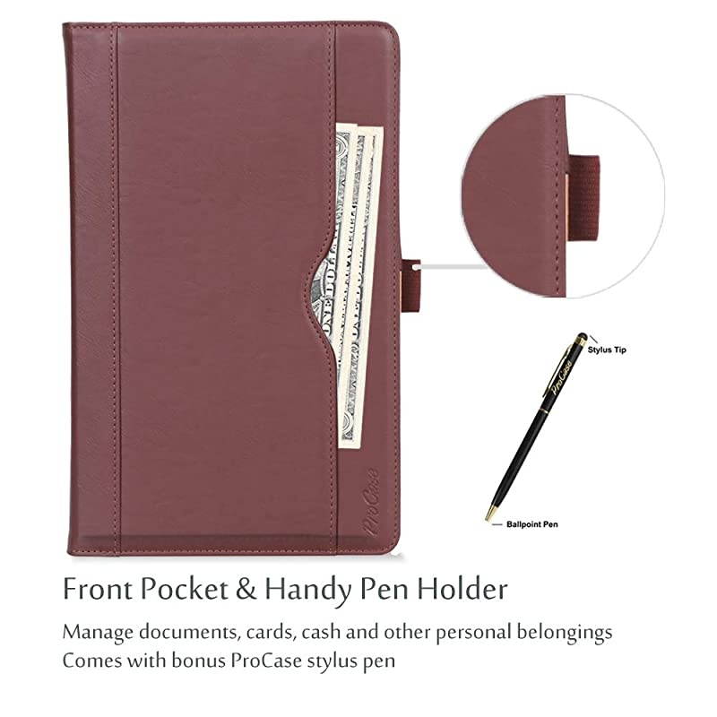 Galaxy Tab A 101 Case 2019 Model T510 T515 T517 Stand Folio Case Cover for Galaxy Tab A 101 Inch 2019 Tablet SMT510 SMT515 SMT517 Brown