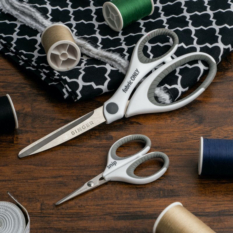 Singer Sewing Scissors Set 2/Pkg-8.5" Fabric & 4" Mini Detail Scissors