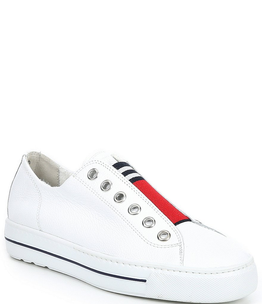 Paul Green Abby Leather Slip-On Sneakers