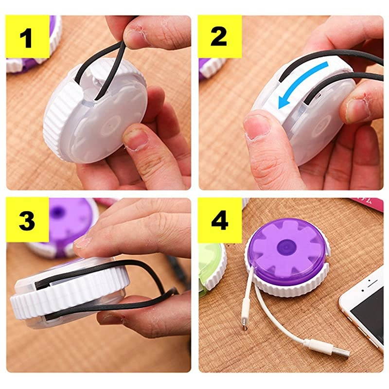 Set of 2 Cable Reel Wire Management