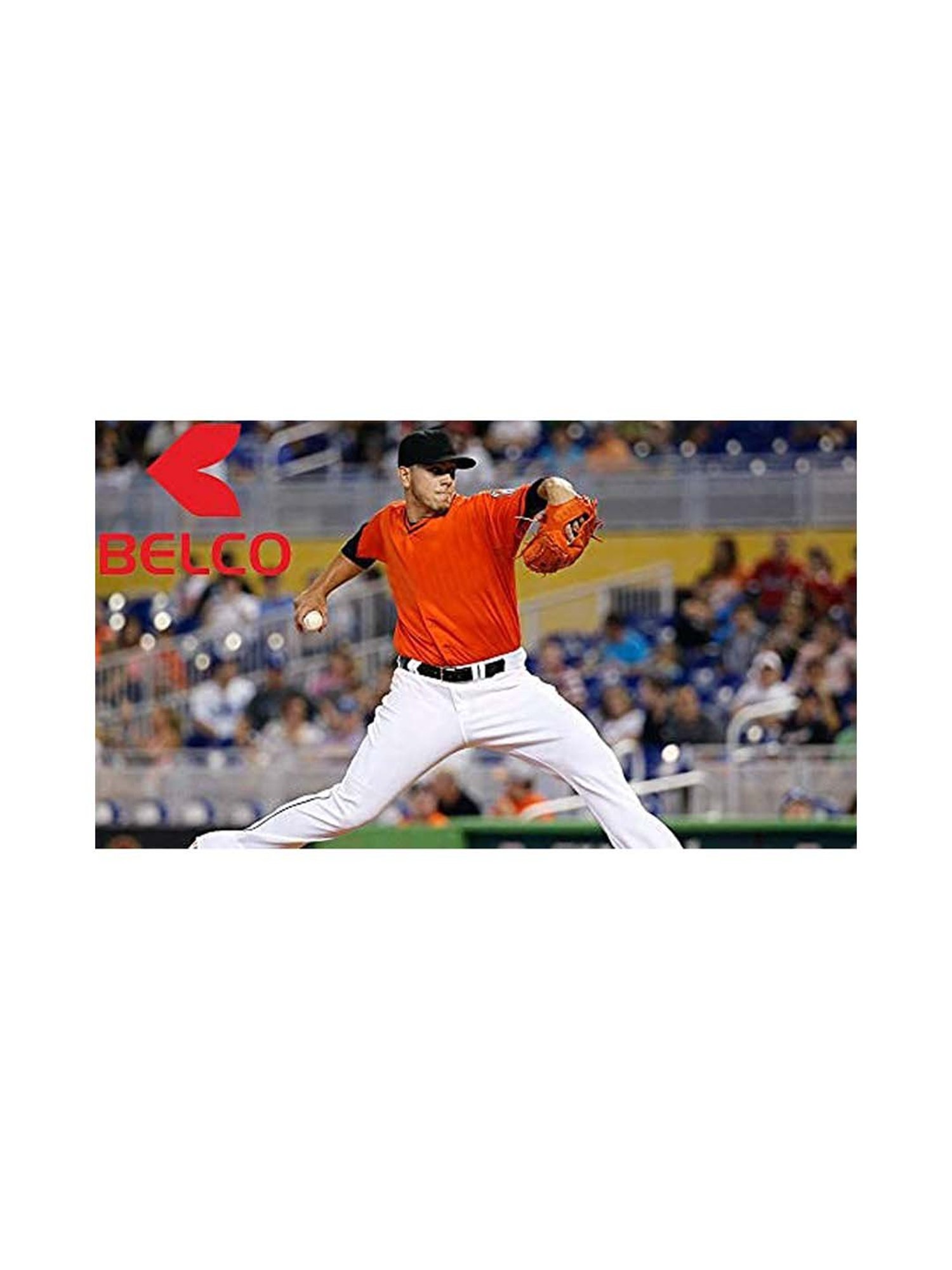 Belco White PVC Competition Grade Baseball (Pack of 6)