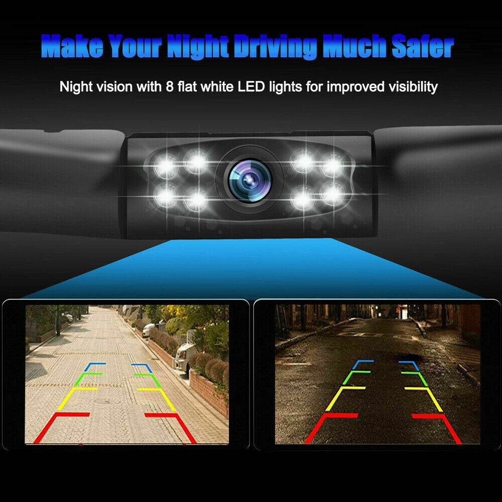 Parking Camera Wide 170&deg; Waterproof Night Vision Car Rear View Reverse Backup US