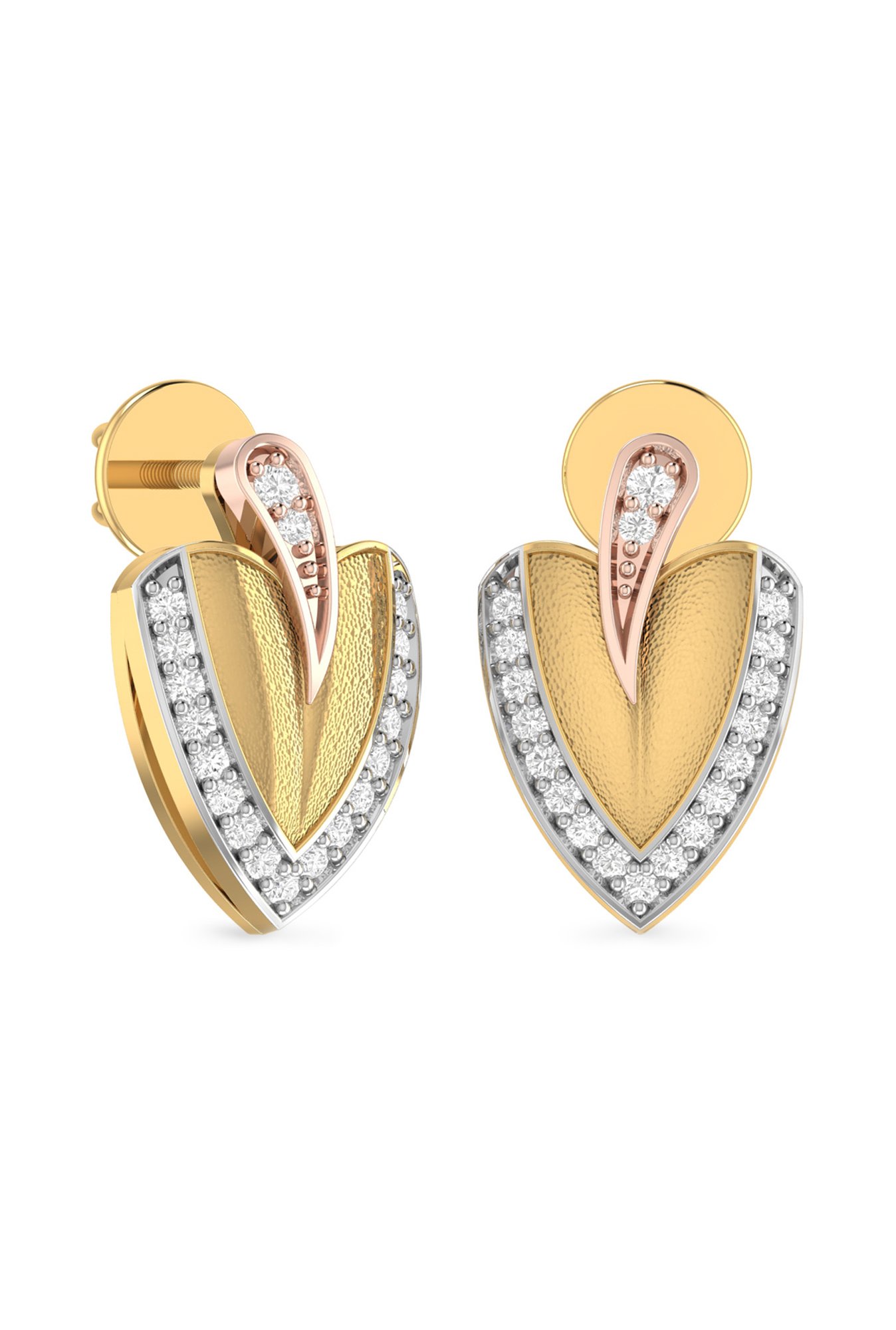 PC Jeweller Flannagan 22 kt Gold Earrings