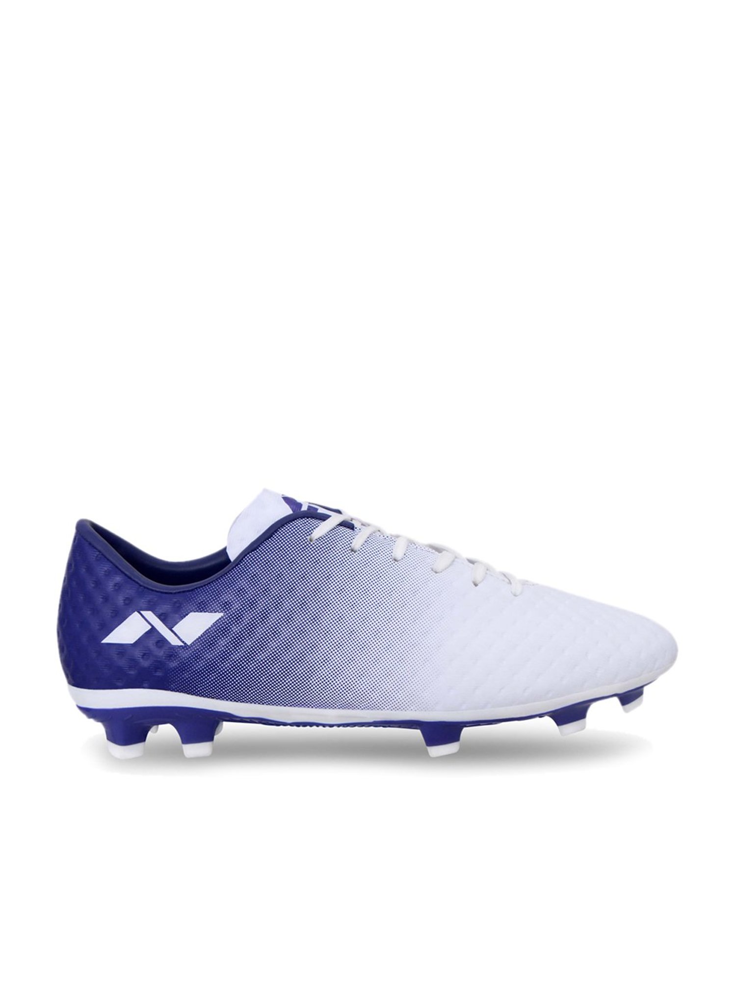 Nivia Oslar 2.0 Studds White & Purple Football Shoes