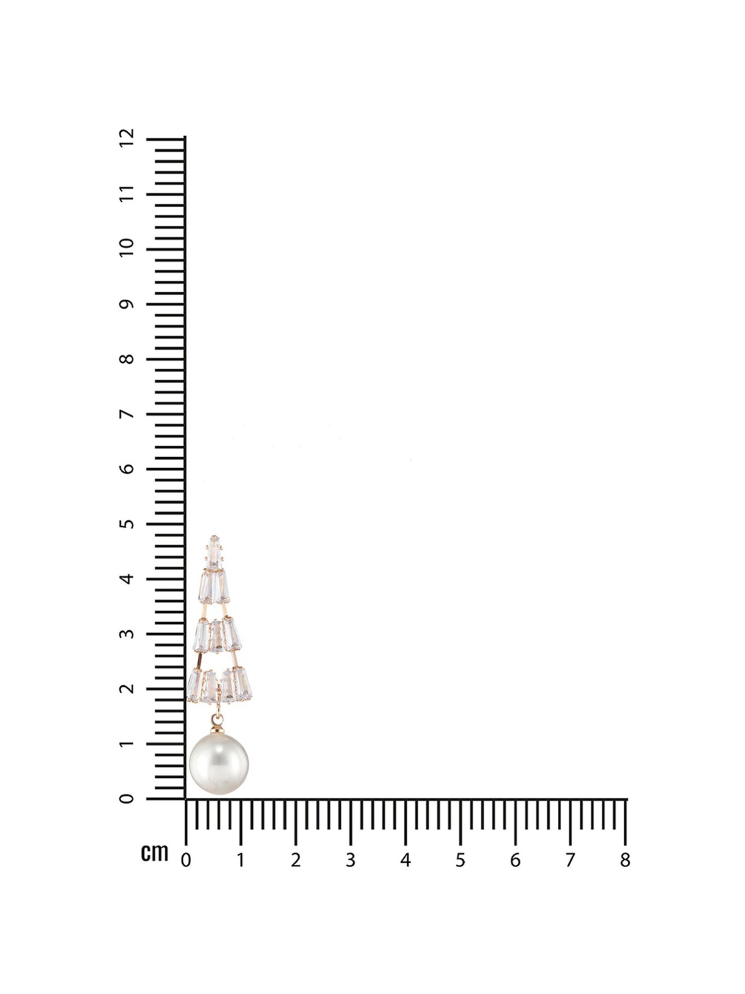 Aatmana Rose Gold Plated Contemporary Dangler Earrings