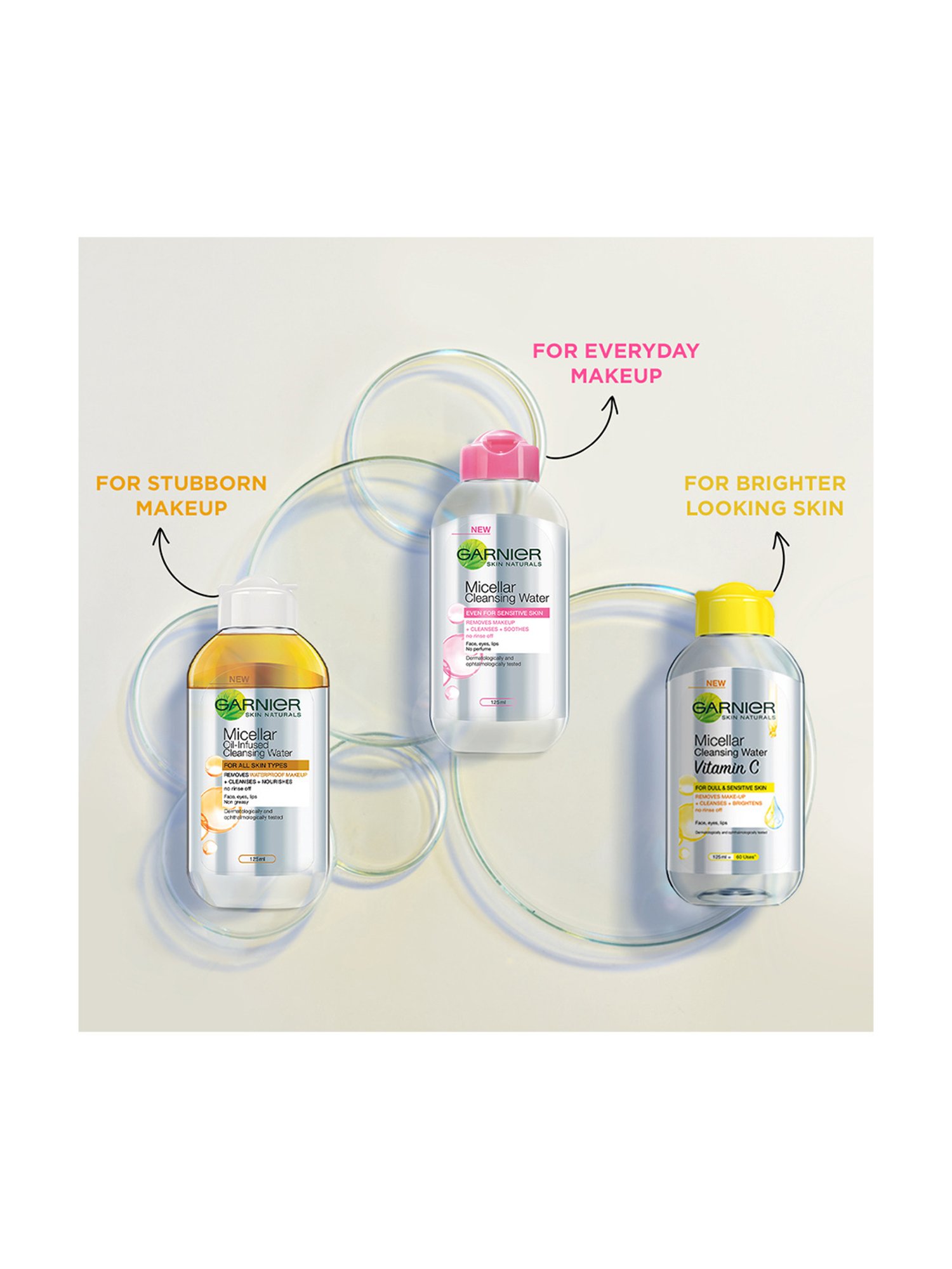 Garnier Skin Naturals Micellar Oil-Infused Cleansing Water - 125 ml