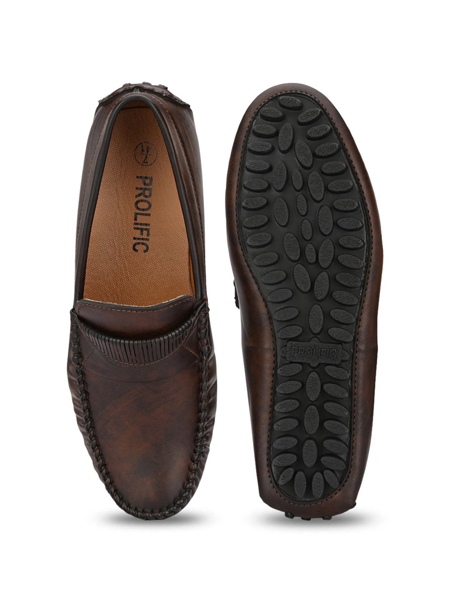 Prolific Men's Brown Casual Loafers