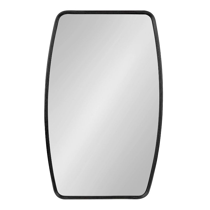 20" x 32" Caskill Irregular Wall Mirror Black - Kate & Laurel All Things Decor