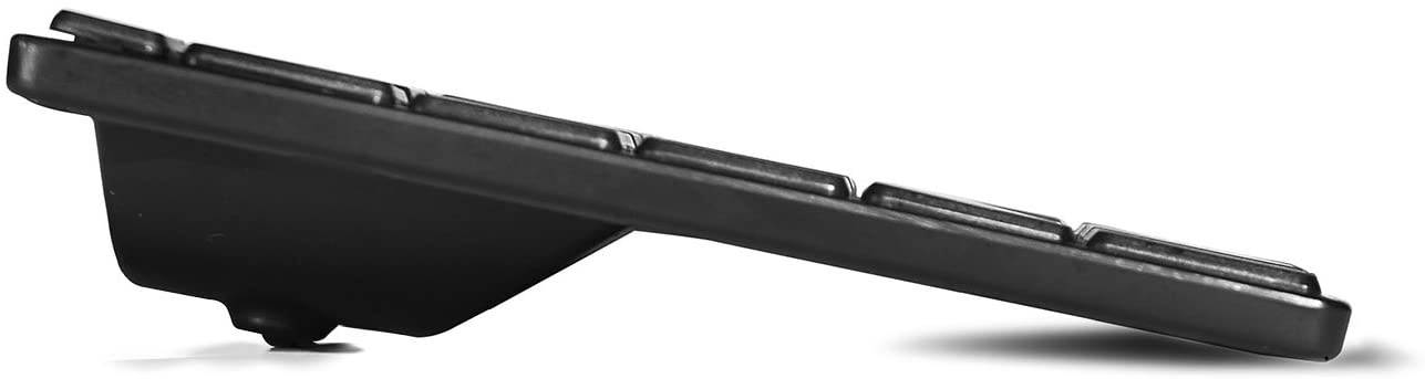 Man & Machine Its Cool Keyboard, Open Style, Washable, Value Keyboard, Quick Disconnect USB ITSC/B5 &ndash; Black