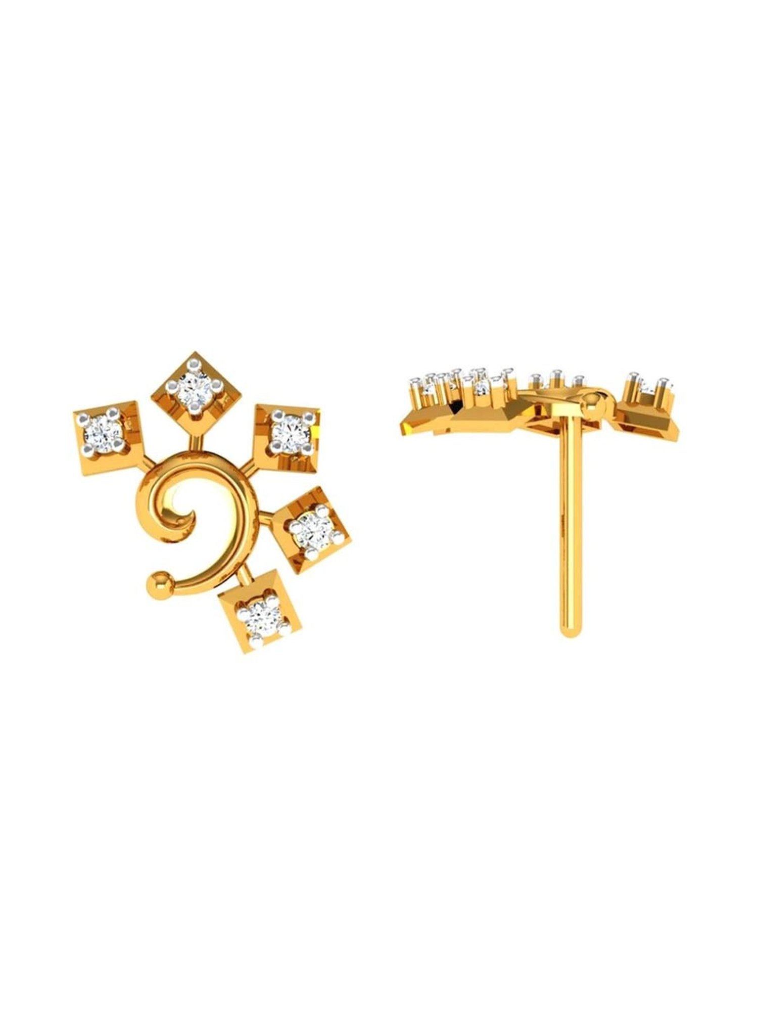 P.C. Chandra Jewellers 22k Gold Earrings for Women