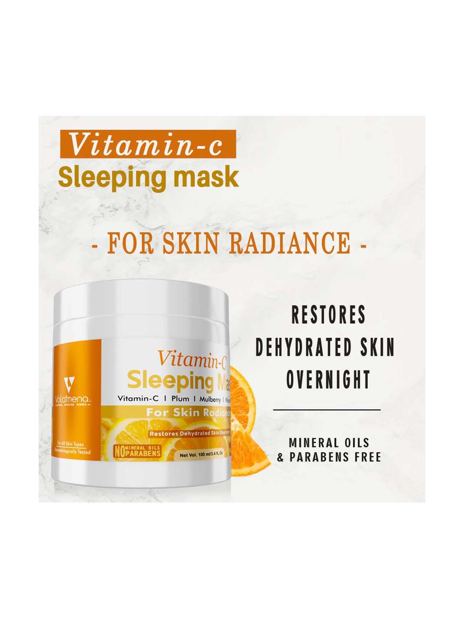 Volamena Vitamin C Sleeping Mask - 100 ml