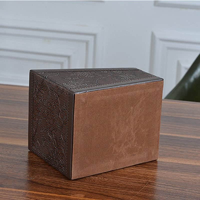 PU Leather Remote Control Holder Storage Container for TV Remote Phone Caddy Eyeglasses