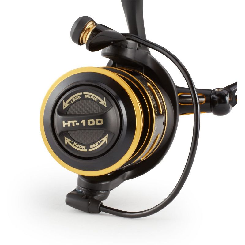 Penn CLA 5000 Clash Metal Saltwater Front Drag Instant Anti Reverse Spinning Fishing Reel, Black Gold