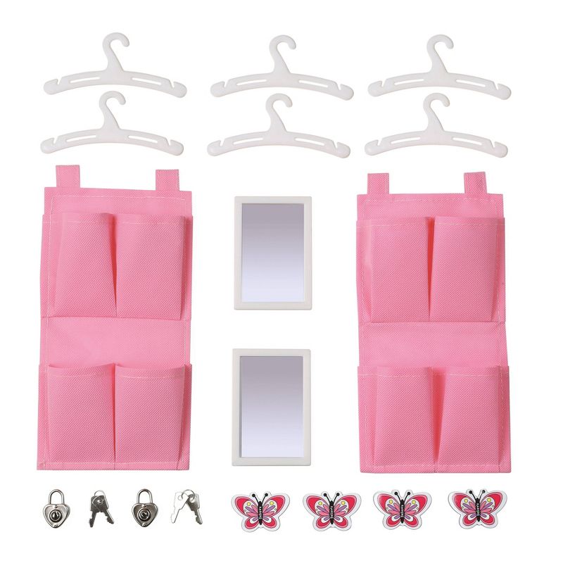 School Style Double Doll Locker - Purple