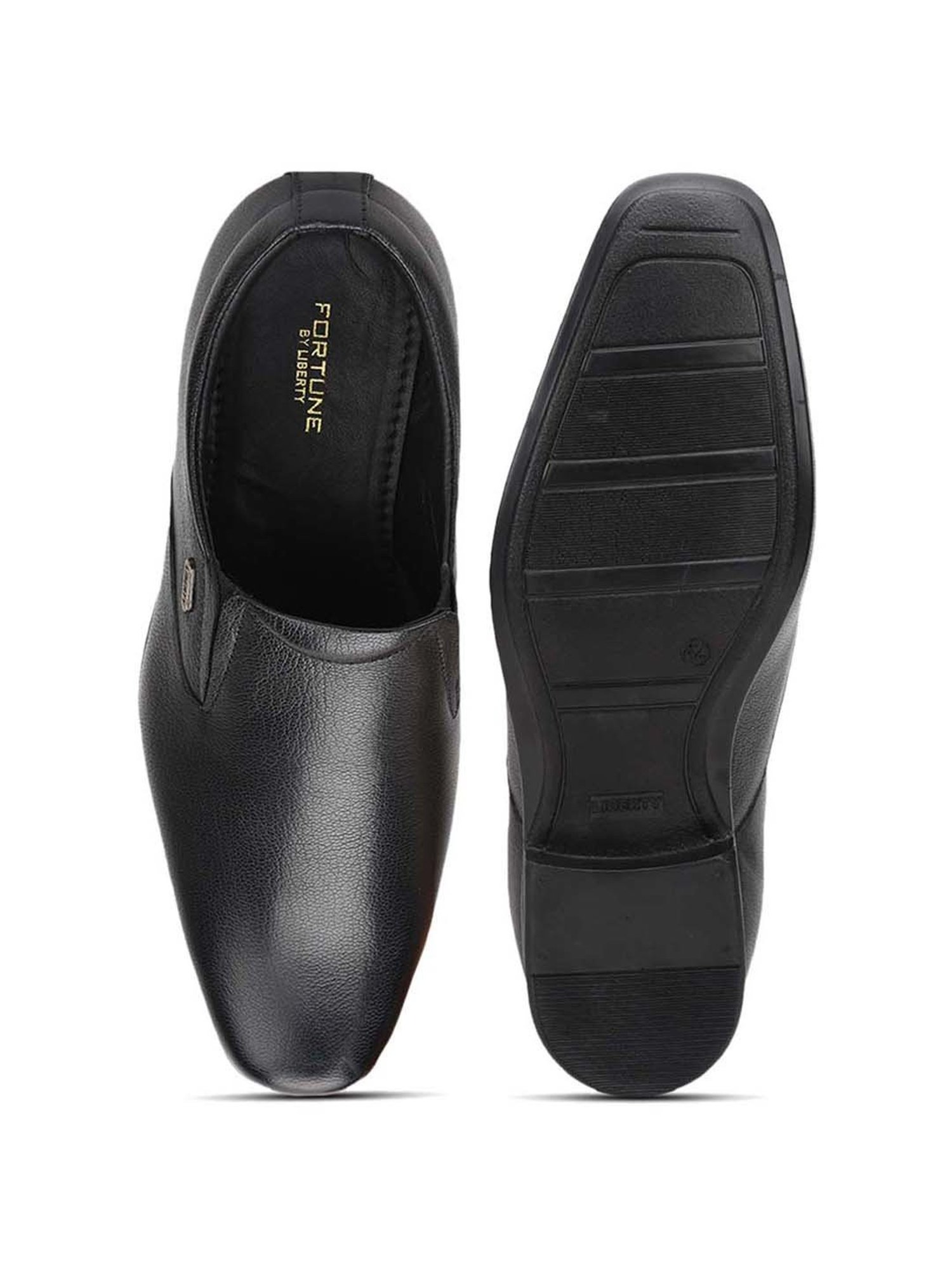 Fortune By Liberty Men's Black Formal Loafers