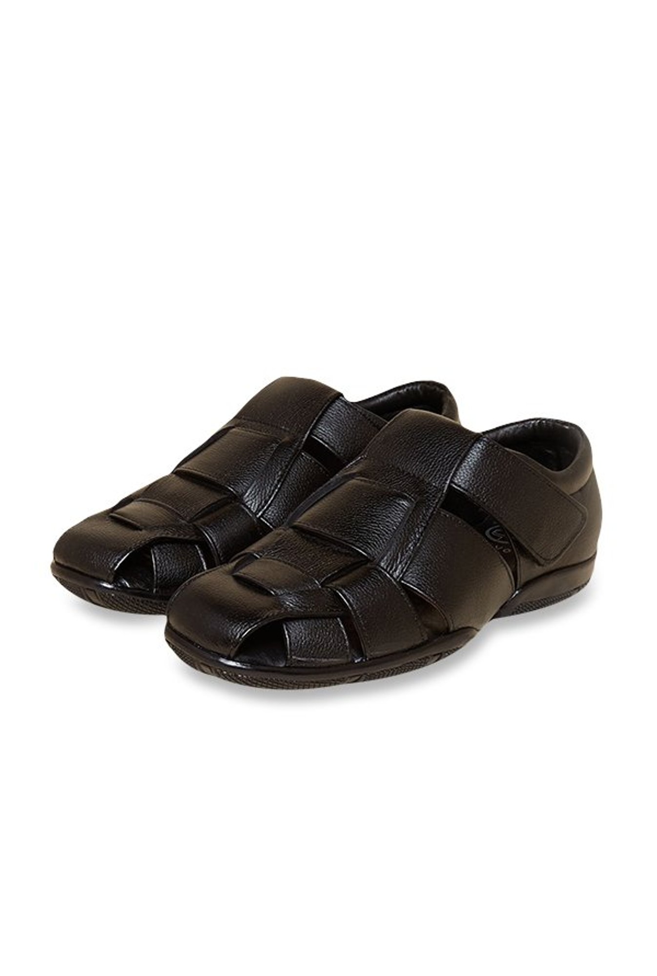 Privo by Inc.5 Black Fisherman Sandals