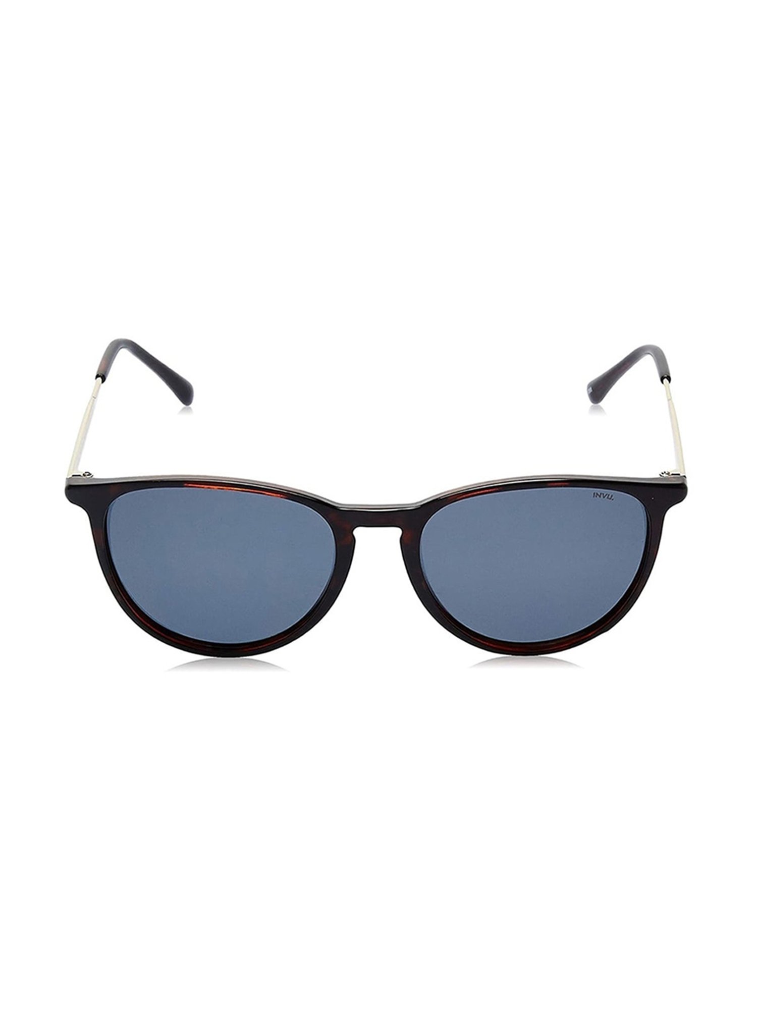 INVU Grey Round UV Protection Sunglasses for Men