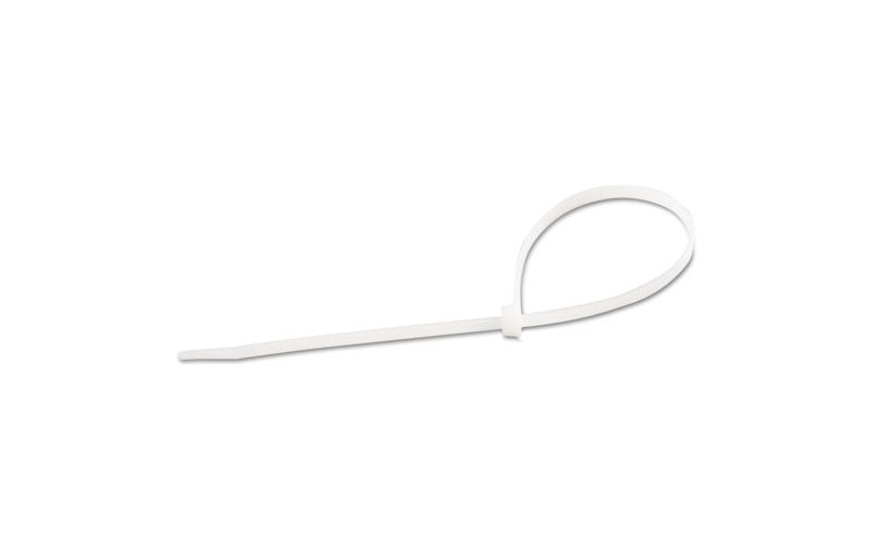 GB Cable Ties 11" 75 lb White 100/Pack 46310