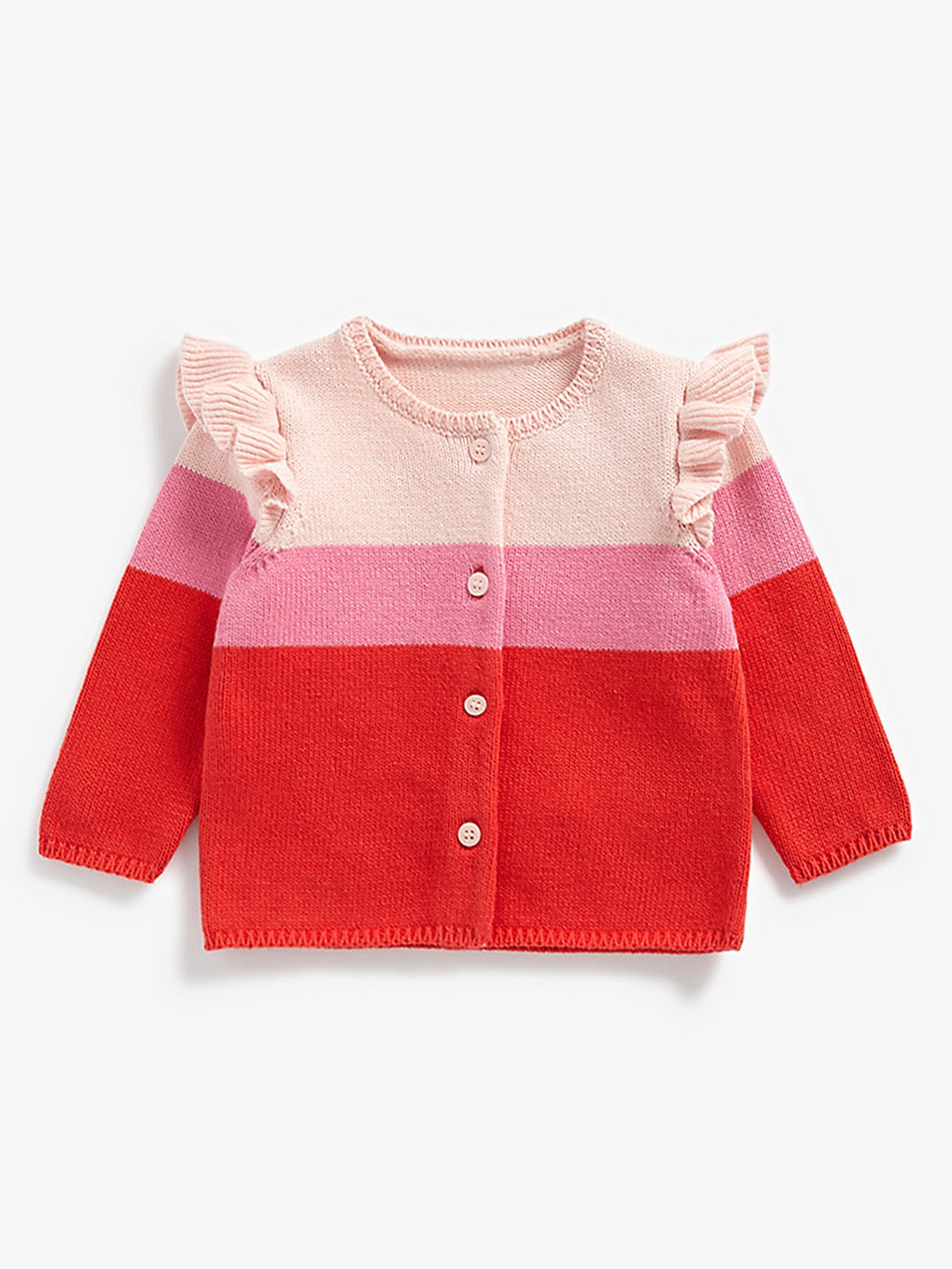 Mothercare Kids Multicolor Color Block Full Sleeves Sweater