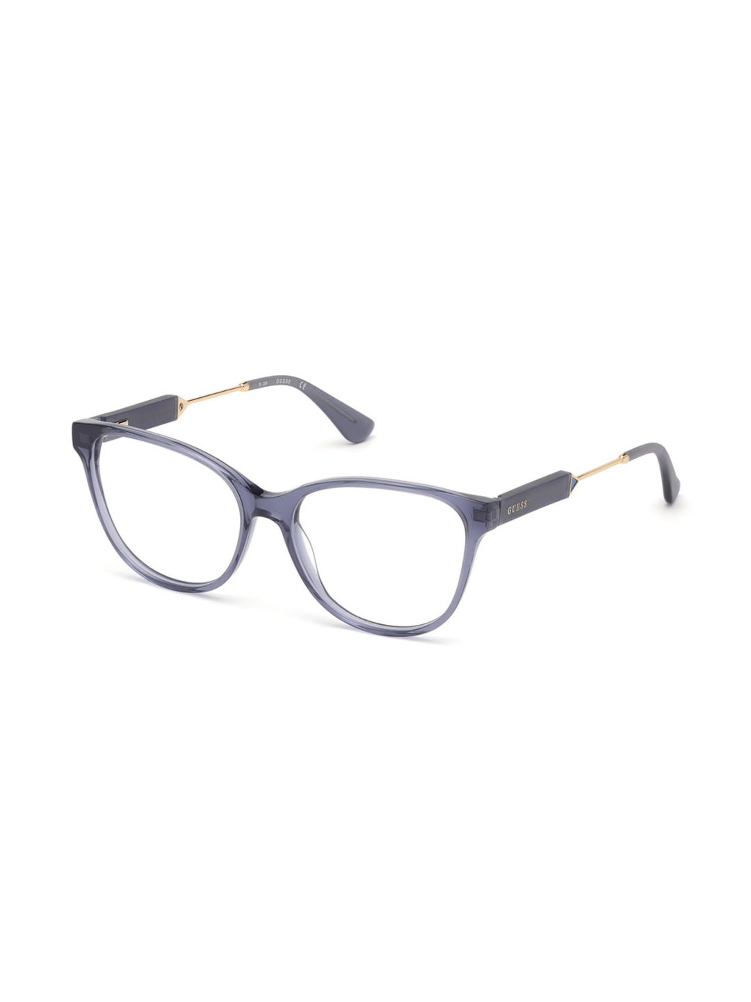 Guess Blue Beveled Eye Frames for Women