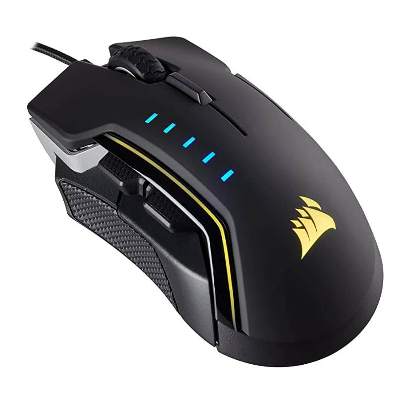 Glaive RGB Gaming Mouse Comfortable amp Ergonomic Interchangeable Grips 16000 DPI Optical Sensor Aluminum