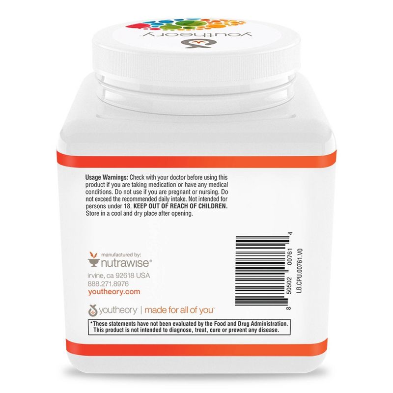 Youtheory Unflavored Collagen Powder - 4.7oz